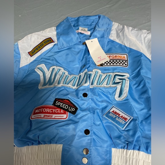 Hot & Delicious Jackets & Blazers - Hot & Delicious Vibrant Blue Jacket size S